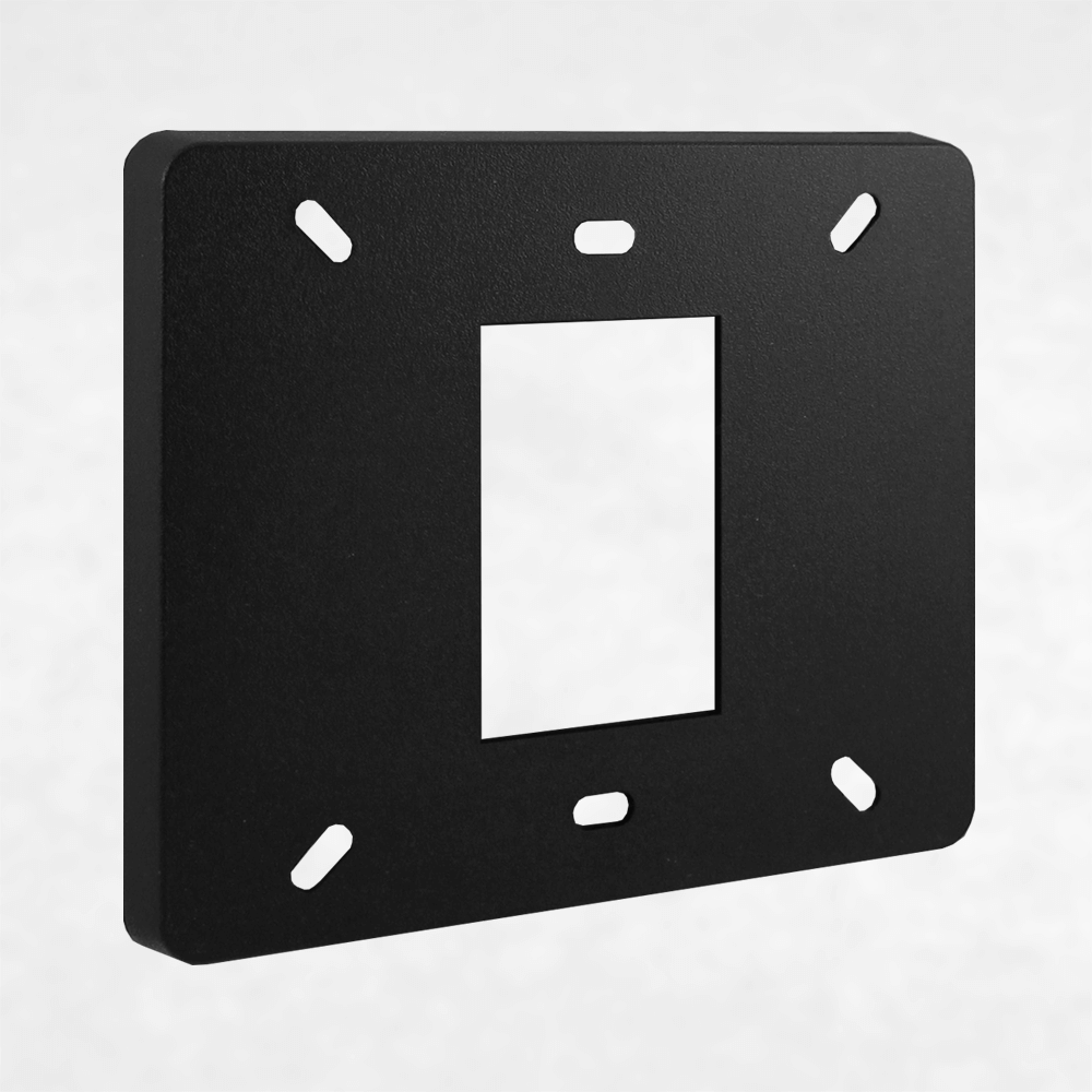 <h3>259140</h3> Black Plastic Mounting Base Plate