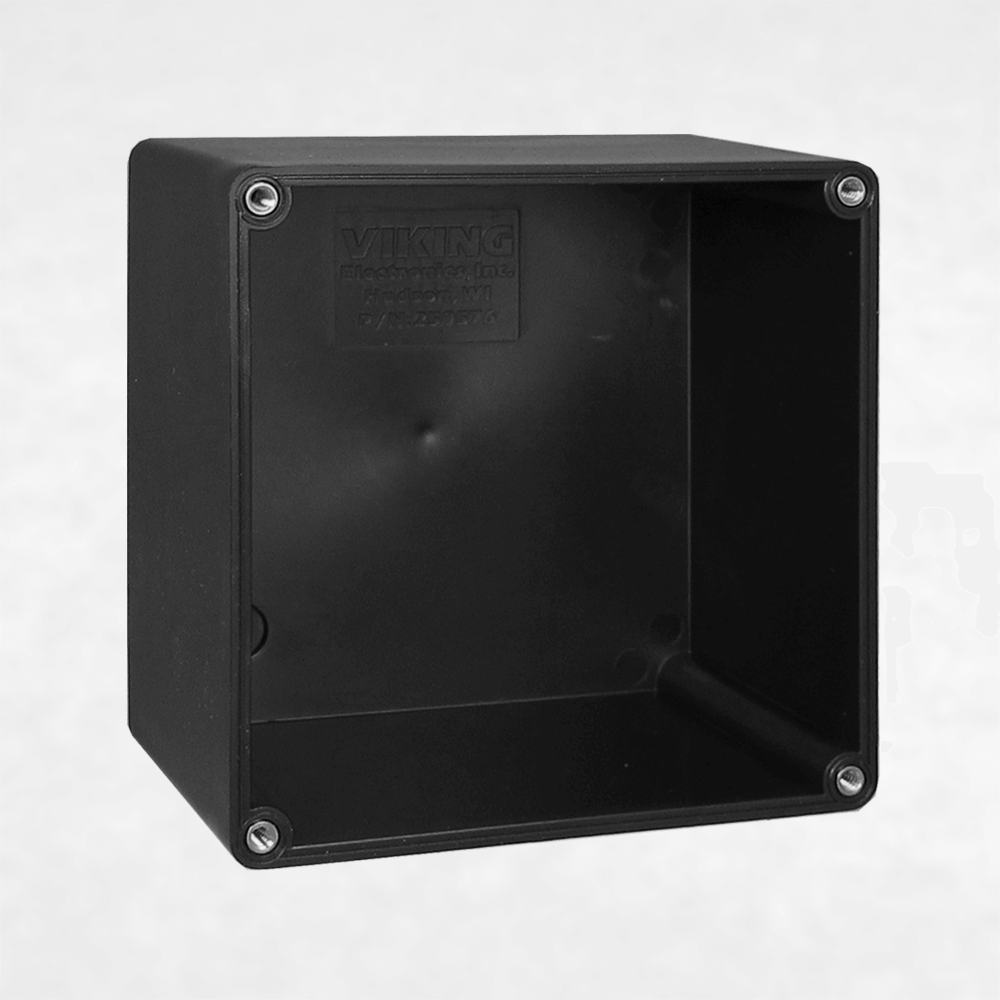 Shallow Rough In Box 259576 Black Plastic Rough-In Box – Viking Electronics Spare Parts Store