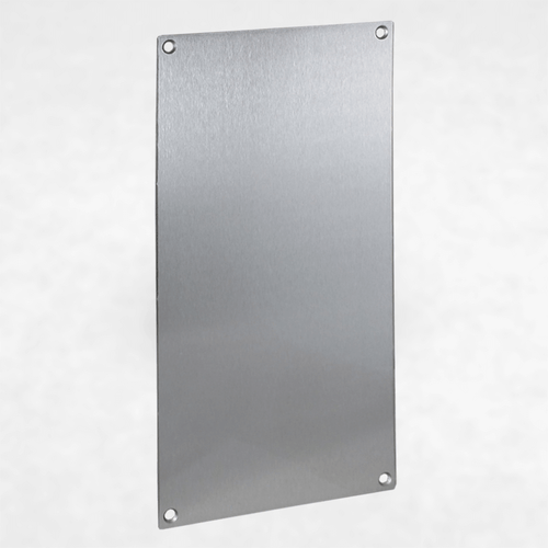 <h3>260623</h3> Blank Aluminum Faceplate for VE-5x10 and VE-5x10-PNL Series