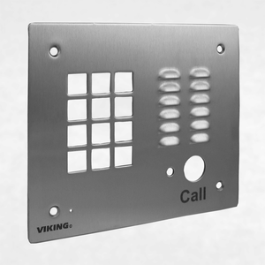 <h3>261822</h3> Stainless Steel Faceplate (5.5" x 6.5")