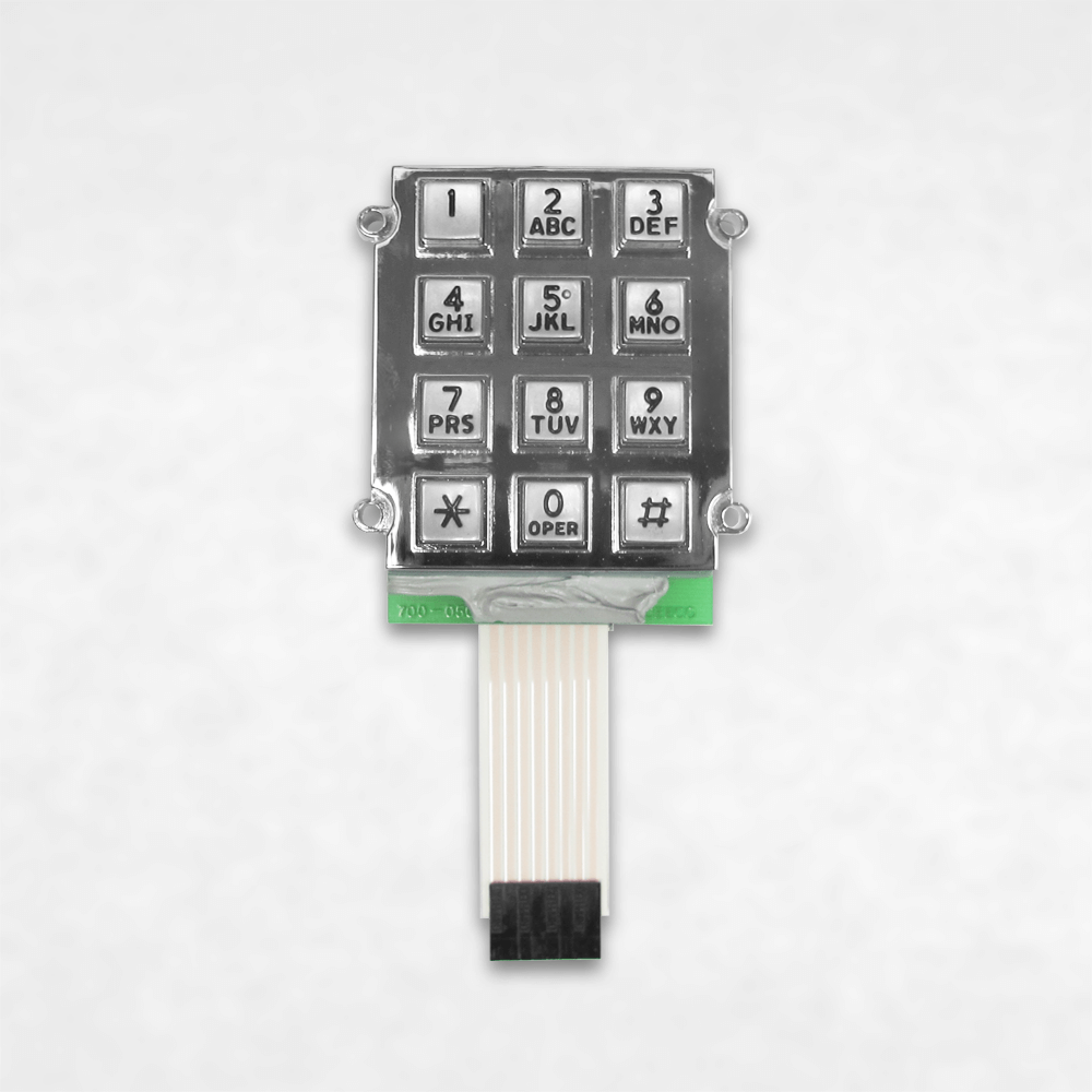 Keypad Ribbon Edge Connector 263604 Heavy Duty Sealed Keypad with Sealed Ribbon Cable – Viking ...
