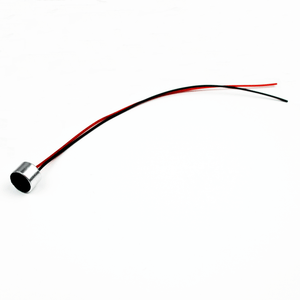 <h3>Q171100</h3> 2 Wire Microphone – 10 mm Diameter with 6" Wires